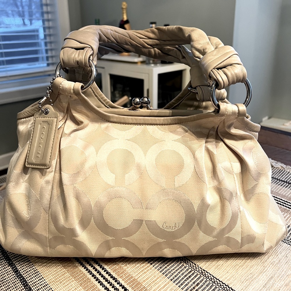 Coach Parker Kisslock Shoulder Bag